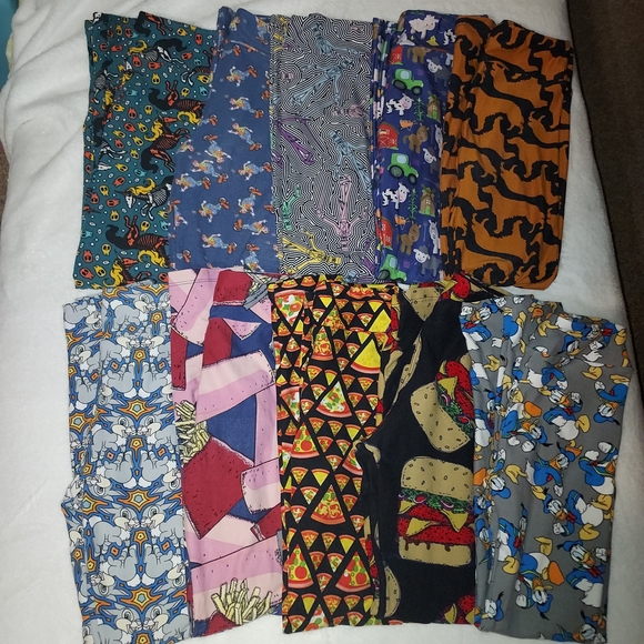 LuLaRoe Kids Leggings Assorted Colors and Patterns - Picture 1 of 14